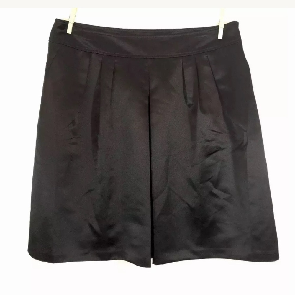 Ann Taylor Pleated Evening A Line Skirt Sz 14